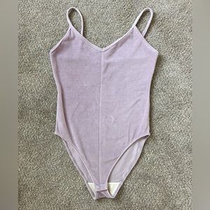 Everlane Velvet cami bodysuit